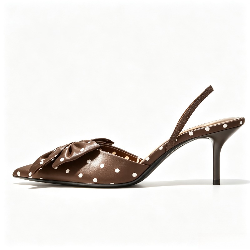 Escarpins de marque marron à p - Slip Dress Satin avis et prix